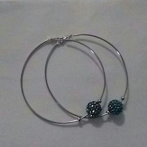 3in hoops w multi tone dark blue mostly